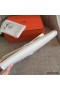 Hermes Jige Elan 29 Clutch Bag In White Epsom Calfskin