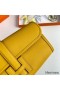 Hermes Jige Elan 29 Clutch Bag In Yellow Swift Calfskin