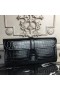Hermes Jige Elan 29 Clutch In Black Crocodile Leather