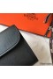 Hermes Jige Elan 29 Clutch In Black Epsom Leather