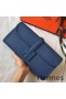 Hermes Jige Elan 29 Clutch In Blue Agate Epsom Leather