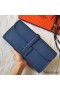 Hermes Jige Elan 29 Clutch In Blue Agate Epsom Leather
