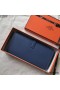 Hermes Jige Elan 29 Clutch In Blue Agate Epsom Leather