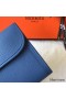 Hermes Jige Elan 29 Clutch In Blue Agate Epsom Leather