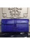 Hermes Jige Elan 29 Clutch In Blue Electric Crocodile Leather