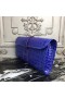 Hermes Jige Elan 29 Clutch In Blue Electric Crocodile Leather
