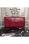 Hermes Jige Elan 29 Clutch In Dark Red Crocodile Leather