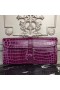 Hermes Jige Elan 29 Clutch In Fuchsia Crocodile Leather