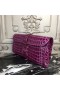 Hermes Jige Elan 29 Clutch In Fuchsia Crocodile Leather