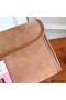 Hermes Jige Elan 29 Clutch In Ocre Suede Calfskin