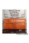 Hermes Jige Elan 29 Clutch In Orange Crocodile Leather