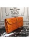 Hermes Jige Elan 29 Clutch In Orange Crocodile Leather