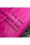 Hermes Jige Elan 29 Clutch In Rose Red Crocodile Leather