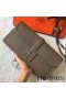 Hermes Jige Elan 29 Clutch In Taupe Grey Epsom Leather