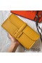 Hermes Jige Elan 29 Clutch In Yellow Epsom Leather