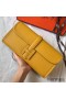 Hermes Jige Elan 29 Clutch In Yellow Epsom Leather