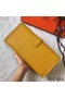 Hermes Jige Elan 29 Clutch In Yellow Epsom Leather
