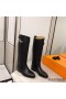 Hermes Jumping Boots In Black Calfskin
