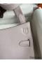 Hermes Jypsiere Mini Handmade Bag In Mauve Pale Evercolor Calfskin