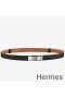 Hermes Kelly 18 Belt In Black Epsom Leather