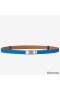 Hermes Kelly 18 Belt In Blue Epsom Leather