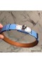 Hermes Kelly 18 Belt In Blue Epsom Leather
