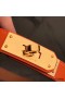 Hermes Kelly 18 Belt In Orange Epsom Leather