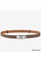 Hermes Kelly 18 Belt In Taupe Epsom Leather