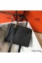 Hermes Kelly 20cm Bag In Black Clemence Leather GHW