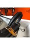 Hermes Kelly 20cm Bag In Black Clemence Leather GHW