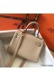 Hermes Kelly 20cm Bag In Trench Clemence Leather GHW