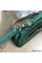 Hermes Kelly 20cm Bag In Vert Vertigo Clemence Leather PHW