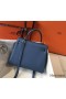 Hermes Kelly 25cm Retourne Bag In Agate Blue Clemence Leather