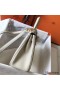 Hermes Kelly 25cm Retourne Bag In Craie Clemence Leather