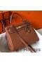 Hermes Kelly 25cm Retourne Bag In Gold Clemence Leather