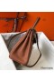 Hermes Kelly 25cm Retourne Bag In Gold Clemence Leather