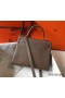 Hermes Kelly 25cm Retourne Bag In Taupe Clemence Leather