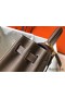 Hermes Kelly 25cm Retourne Bag In Taupe Clemence Leather
