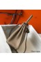 Hermes Kelly 25cm Retourne Bag In Tourterelle Clemence Leather