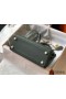 Hermes Kelly 25cm Retourne Bag In Vert Amande Clemence Leather