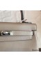 Hermes Kelly 25cm Retourne Handmade Bag In Grey Swift Leather