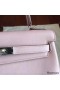 Hermes Kelly 25cm Retourne Handmade Bag In Rose Dragee Swift Leather