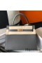 Hermes Kelly 25cm Sellier Bag In Ardoise Epsom Leather