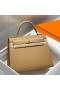 Hermes Kelly 25cm Sellier Bag In Chai Epsom Leather GHW