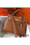 Hermes Kelly 25cm Sellier Bag In Gold Epsom Leather