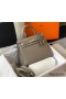 Hermes Kelly 25cm Sellier Bag In Gris Asphalt Epsom Leather