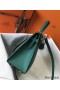 Hermes Kelly 25cm Sellier Bag In Malachite Epsom Leather