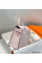 Hermes Kelly 25cm Sellier Bag In Mauve Pale Epsom Leather