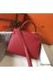 Hermes Kelly 25cm Sellier Bag In Red Epsom Leather