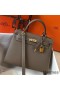 Hermes Kelly 25cm Sellier Bag In Taupe Epsom Leather